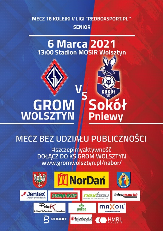 Grom Wolsztyn vs. Sok Pniewy